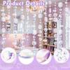 Transparent Bubble Garlands - Colored Bubble Decorations Mermaid Birthday Decorations Hanging Streamer Under The Sea Ocean Garland for Birthday