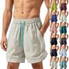 Men’s Outdoor Casual Relaxed Fit Shorts Lightweight Breathable Drawstring Waist Pocket Design for Daily Wear Activities