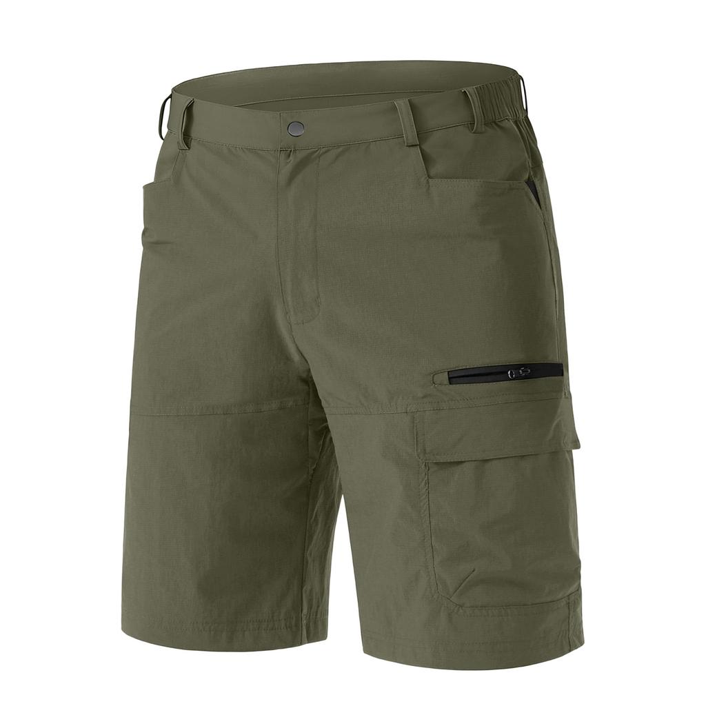 Men's Casual Outdoor Loose Fit Sports Shorts Five Pocket Design Breathable Lightweight Athletic Cargo Shorts for Daily Wear