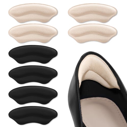 Heel Pads for Preventing Blisters, Preventing Shoes from Slipping Off, Heel Protection, Adjustable Size, Prevents Slip-Ons, Adhesive Stickers Included