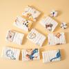 Pure Cotton Baby Washcloth - Soft Cartoon Infant Face Towel, Saliva Towel, Newborn Small Square Towel