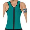Men's Plus Size Tummy Control Waist Trainer Vest - Sweat Enhancing Fitness Shaper with Zipper
