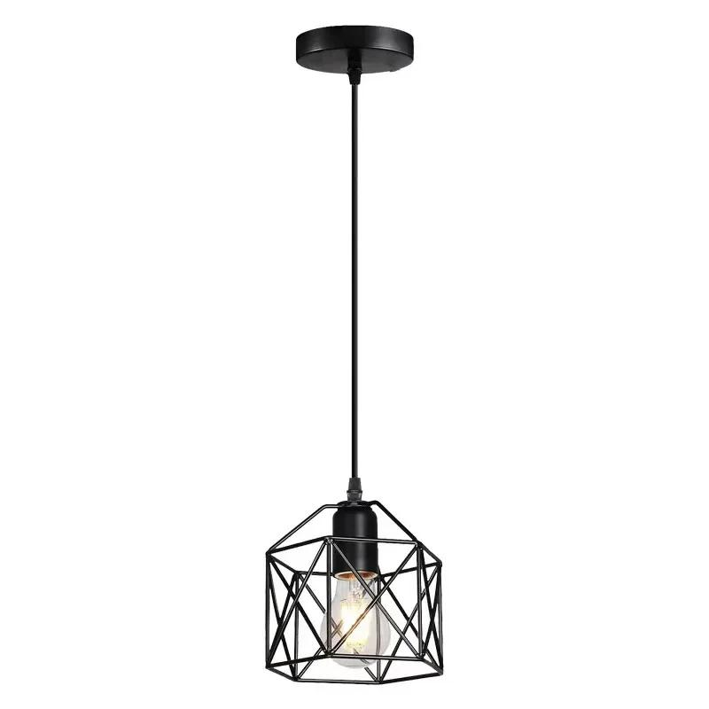 

Nordic Restaurant Chandelier Modern Simple Industrial Style Retro Creative Personality Bedroom Aisle Bedside Small Chandelier no light bulb