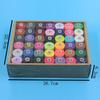 42-Color 1000-Yard Polyester Thread Set for Hand and Machine Sewing - DIY Needle Sewing Kit