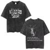 Washed Vintage Anime Vinland Saga Thorfinn You Are Not My Enemies I Have No Enemies T Shirt Men Casual Cotton T-shirts