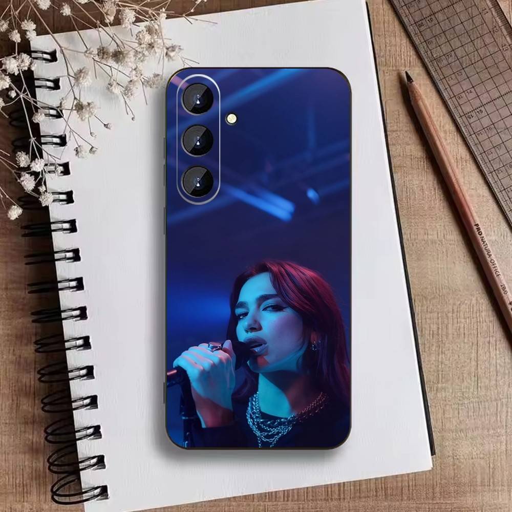 

Чехол для телефона Singer D-Dua Lipas для Samsung Galaxy A73, A21s, A22, A31, A52, A53, A71, A41 Мягкий черный корпус Samsung a22 4g