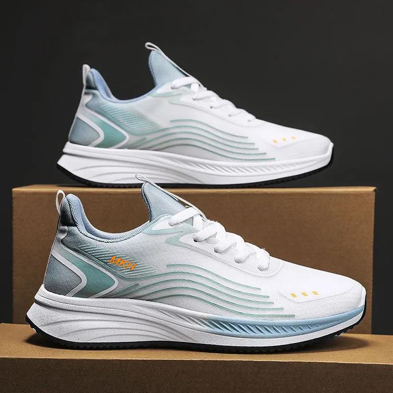 Neue Trend Sport Schuhe männer Lace-up Sommer Neue Bequeme Casual Schuhe Mesh Oberfläche Atmungsaktive Farbe männer Schuhe