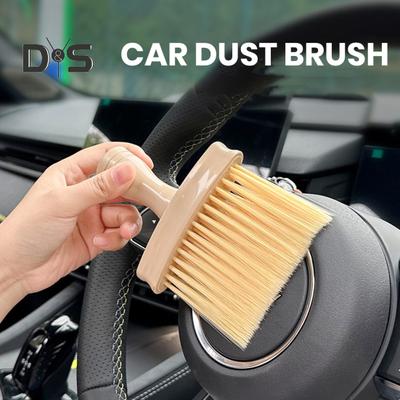 Araba İç Temizleme Fırçası Yumuşak Yoğun Kıl Detaylandırma Fırçası Otomatik Kir Toz Giderme Aracı Dashboard Klima Delikleri Temizleme Fırçası