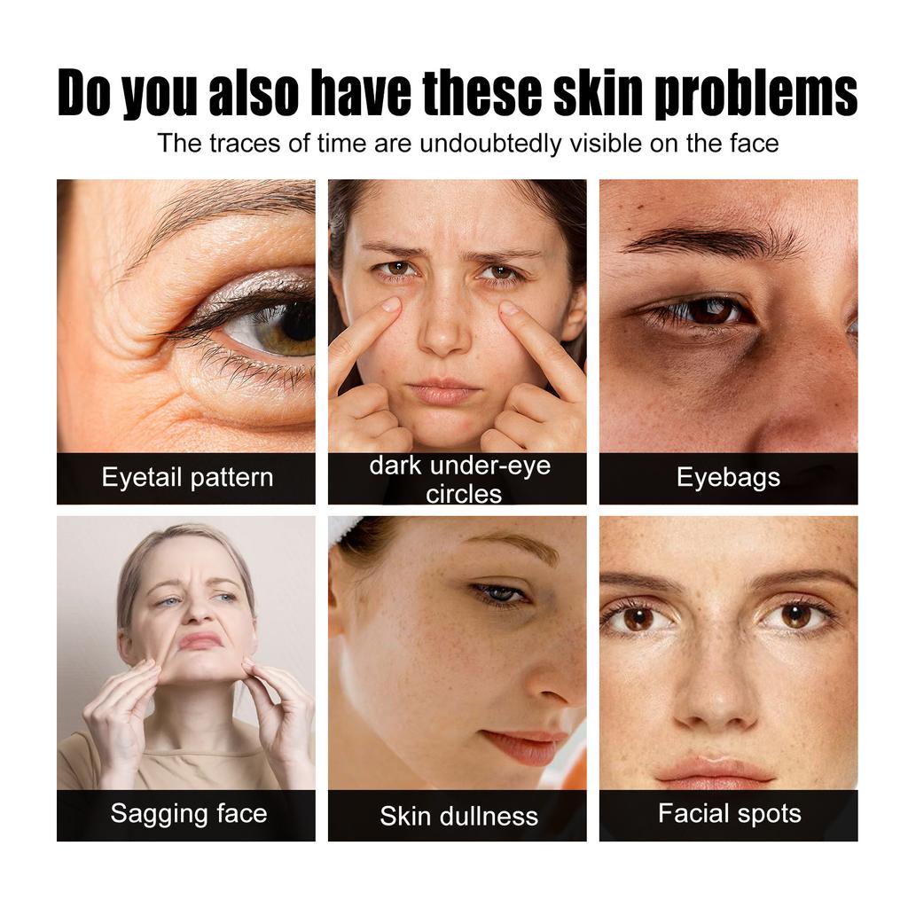 EELHOE Grape Seed Extract Face Serum Anti Wrinkle Tighten Brighten Moisturizing Skin Hyaluronic Acid Facial Skincare Care Cosmetics