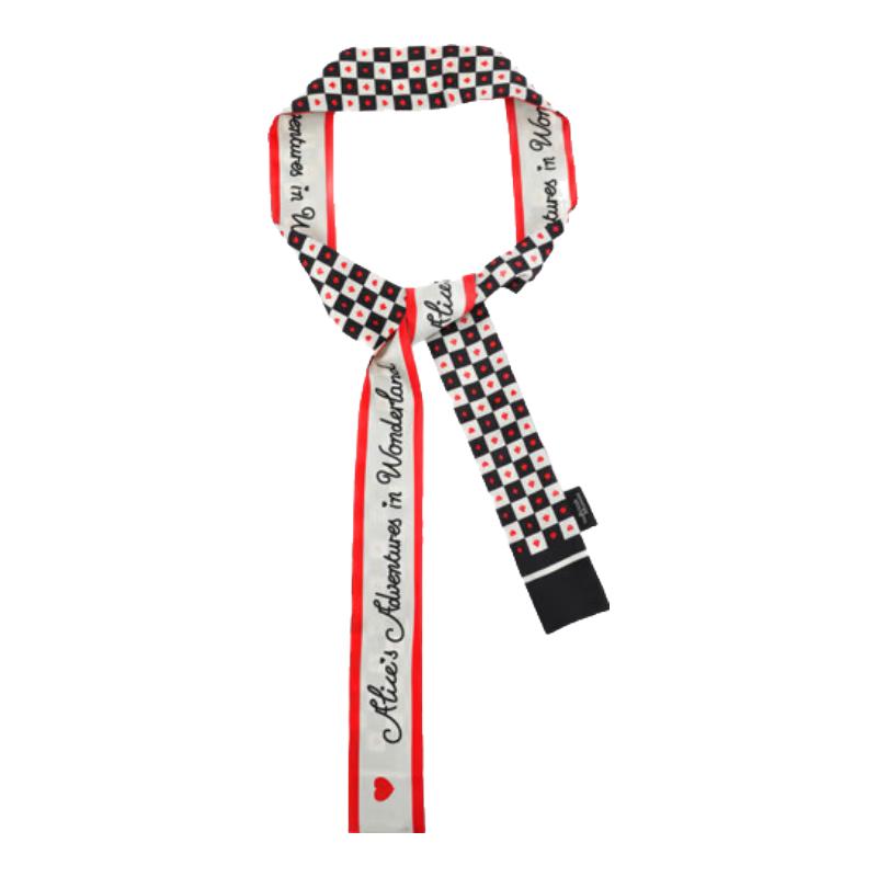 British Museum Alice in Wonderland Silk Scarf & Ribbon Gift Set