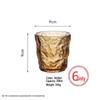 ZISIZ Verdickter Eisbergmuster Glasbecher