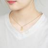 My Shape A-Z Letters Necklaces Girls Initials Alphabet Gold Color Chains Stainless Steel Rhinestone Name Pendant Choker Jewelry