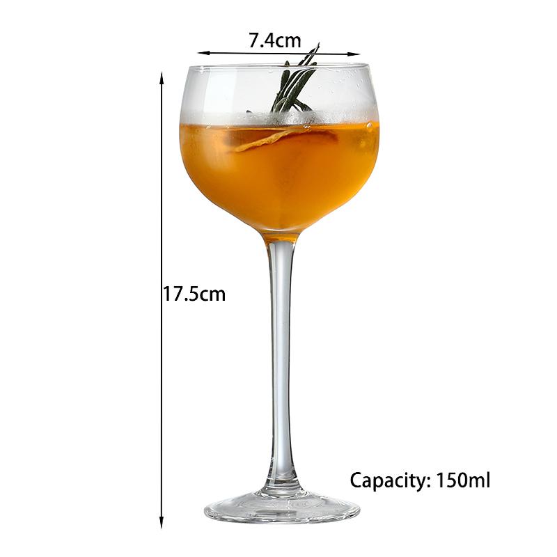 6PCS 150ml Coupe Glasses Cocktail Glasses Martini Glass Set Of 6