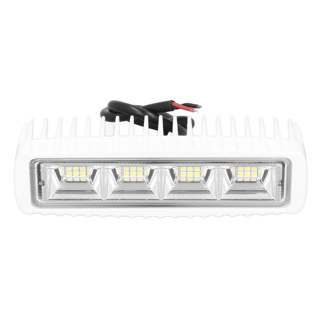 6.3in LED Boat Light Bar IP68 Waterproof 4000LMS 6000K 1224 V 36W 120 degrees  Floodlight Deck Lamp for RV