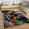 Alfombra para el Suelo más Reciente de la Película Fast & Furious X 10 Vin Diesel para Sala de Estar, Dormitorio, Decoración del Hogar, Decoración Antideslizante para Sofá, Felpudo