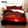 Solnedgang Sengetøy Sett Dynetrekksett 3d Sengetøy Digitaltrykk Sengetøy Queen Size Sengetøy Sett Motedesign