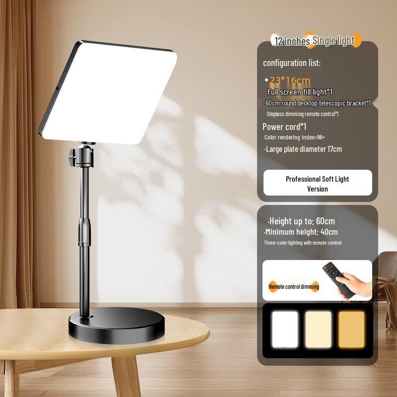 Pro Stream & Fotografie LED-Softlicht für Indoor-Videos & Beauty-Aufnahmen