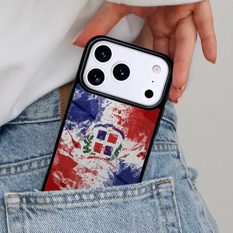 

Чехол для телефона с гербом Доминиканской Республики для iPhone 16e 15 14 13 12 17 Pro Max Plus Air 17pro Чехол iPhone 12