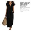 Summer Sleeveless Maxi Dress for Women Casual Deep V Neck Ruffle Long Dress Boho Beach Flowy Sundress with