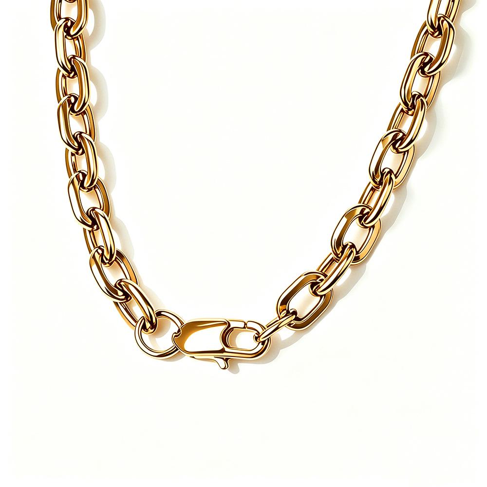 Titanium Steel Bamboo Joint Chain Bracelet Necklace for Men & Women - Simple Polished Design with Stainless Steel Ornaments