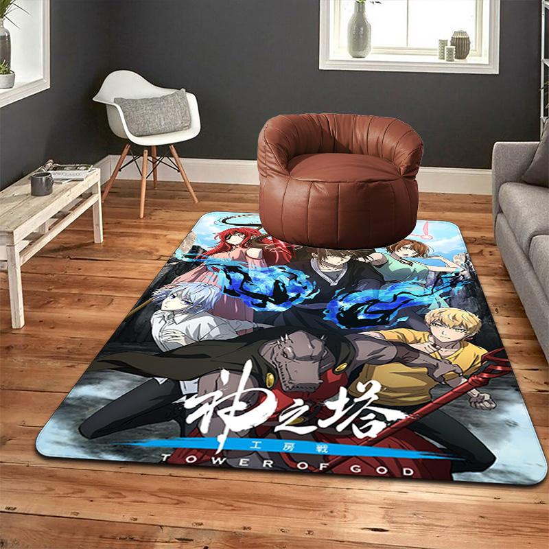 tower of god Rug Floor Mat for Living Room or Bedroom Soft and Comfortable Carpet a Gift for Birthday and Holiday.DFF0925529