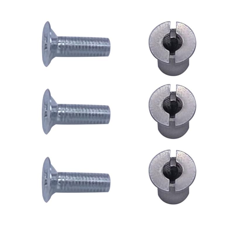 3Pairs Screws for DIY Speakers Open Reel Tape Screws Metal Material Male And Female Screws
