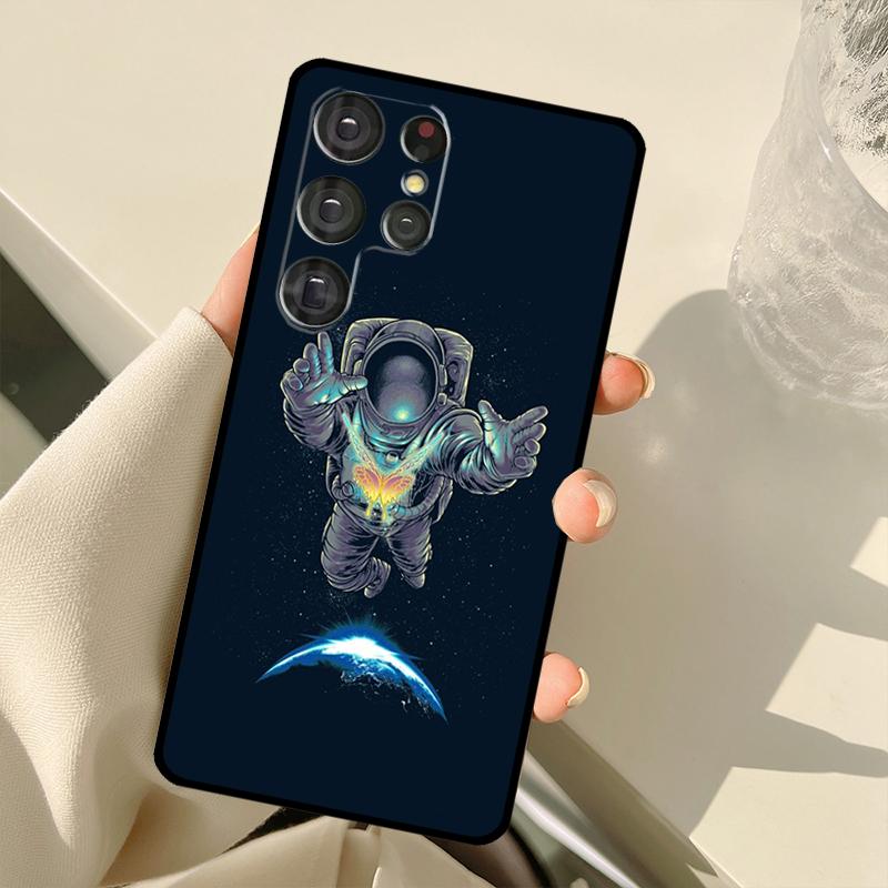

Space Spaceman Art Case For Samsung Galaxy S24 Ultra S21 S22 S23 S25 Ultra S9 S10 Plus S20 FE S25 FE Back Cover Galaxy S10 Plus