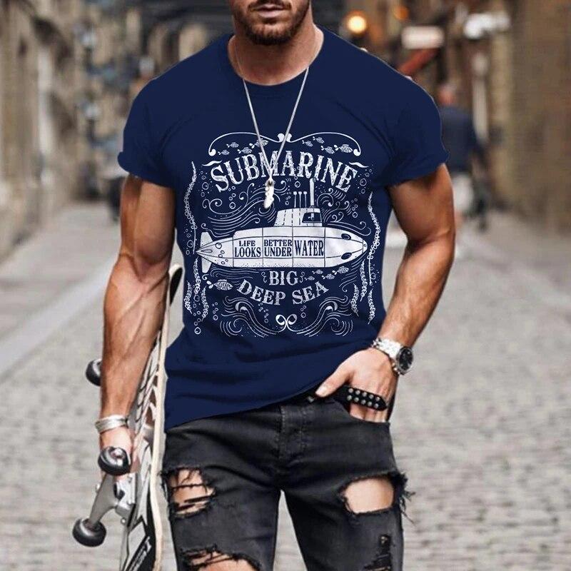 Мужская футболка с изображением мультяшного автомобиля — фото 11