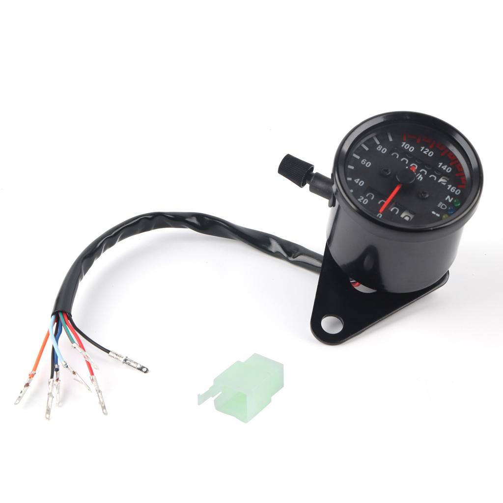 Universal Motorcycle Odometer Speedometer Gauge Signal KM/H