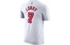 Nike T Shirts Men's White Crew Neck Moderate Straight Fit DV6867-101