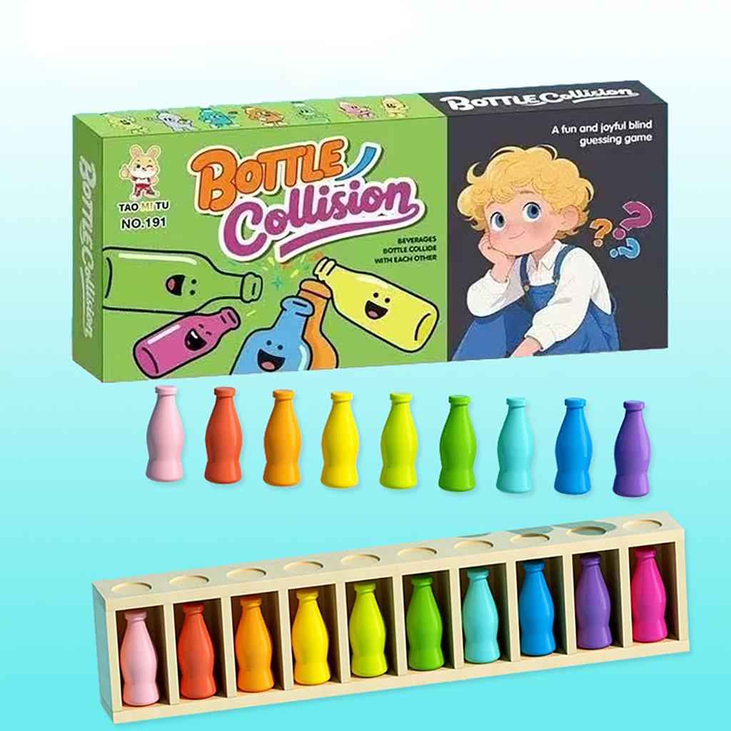 Fun Bottle Guessing Game, Children'S Color Memory Game, Exercise Brain Memory Puzzle Toy