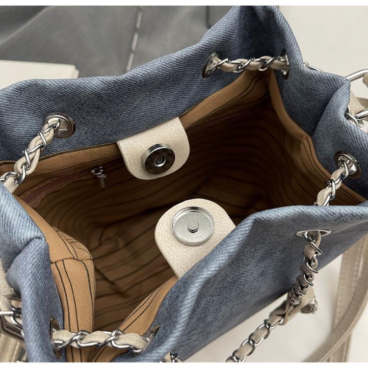 IELGY All-Match Multifunctional Fashion One-Shoulder Bucket Bag