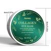 24K Gold Eye Mask & Green Collagen Gel Under Eye Mask, Hyaluronic Acid Eye Patches For Dark Circles, Fine Lines, Puffiness, Lift and Firm-60 Pcs