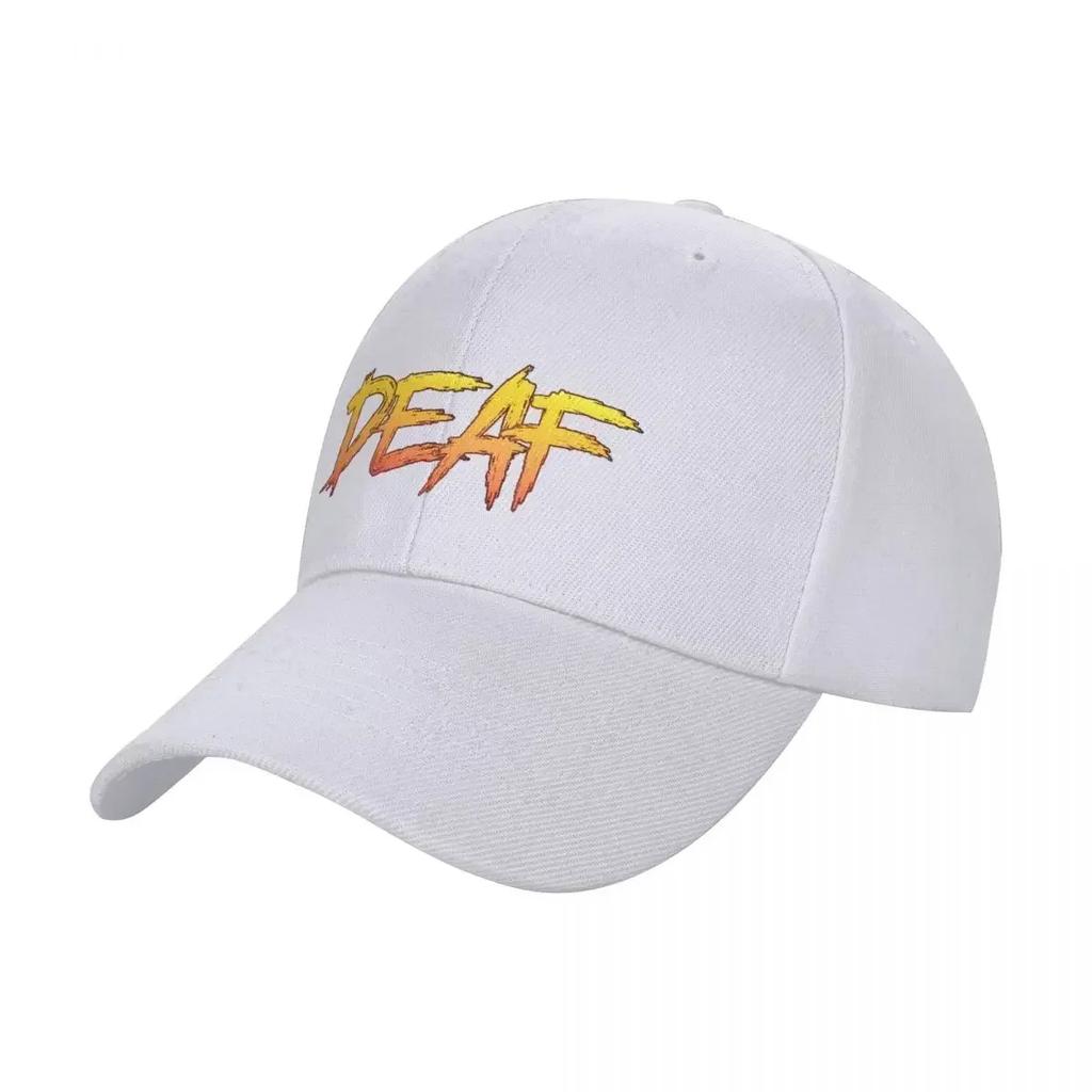 Gehörlose Verzweifelte Typografie Baseballkappe Hut Luxusmarke Partyhut Unisex Hüte Damen