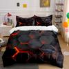 Modern Hexagon Design Set Multiple Sizes Kid'S And Adults' Bedroom Exquisite 3Pc Bedding Set, Gift
