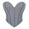 Heart Shaped Strapless Corset Top 13 Bones Waist Cincher