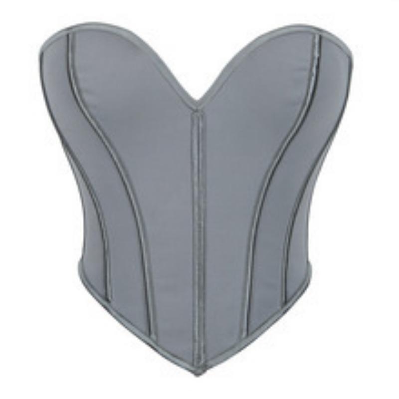 Heart Shaped Strapless Corset Top 13 Bones Waist Cincher