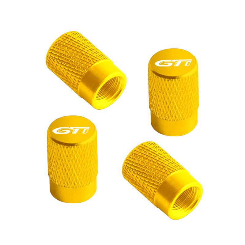 For VW VOLKSWAGEN 2026 New For Peugeot GTI Emblem 106 107 206 207 208 301 307 408 508 3008 Badge Car Wheel Tire Valve Caps Tyre