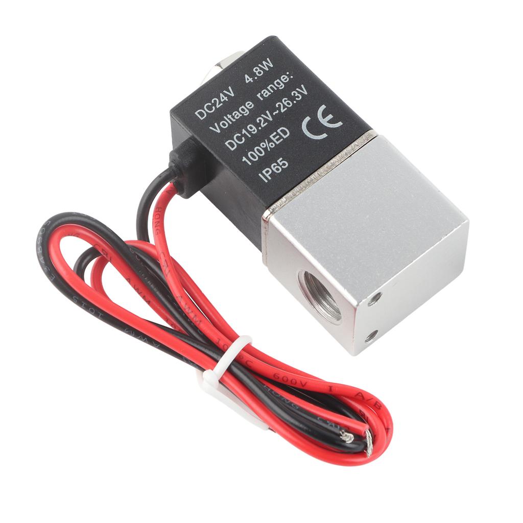 24V DC Fast Response Electric Solenoid Valve 2 Position 2 Way Air Water OilG1 4