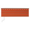 Automatic Retractable Awning with Valance 4.5 X 3 M Orange & Brown