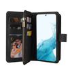 For Samsung Galaxy A54 5G Zipper Wallet Case with 15 Card Slots and Strap Leather Phone Cover