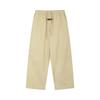 24SS New FOG Main Line Solid Color Nylon Drawstring Trousers Straight Casual Wide-leg Trousers Men and Women of the Same High Street Autumn