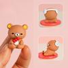 Newly Launched Super Cute and Easy-to-hold Bear Resin Figurine Creative Handicraft, Cute Pellet Tableware, Vehicle-mounted Tableware