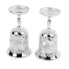 2pcs Silver Metal Wine Glass Exquisite Cocktail Glass Goblets & Chalices Chalice Goblet  Banquet