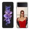 Singer Lana D-Del Rey Phone Case For Samsung Z Flip 7 6 5G Galaxy Z Flip 5 4 3 Black Hard Cell Cover Luxury PC Shell Coque