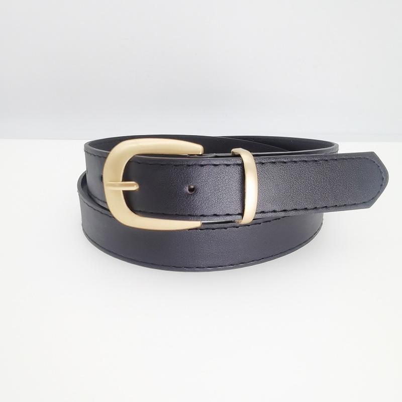

Belt Female Casual Decoration Student Belt Pin Buckle Korean Simple Brown Belt Female 105Cm long