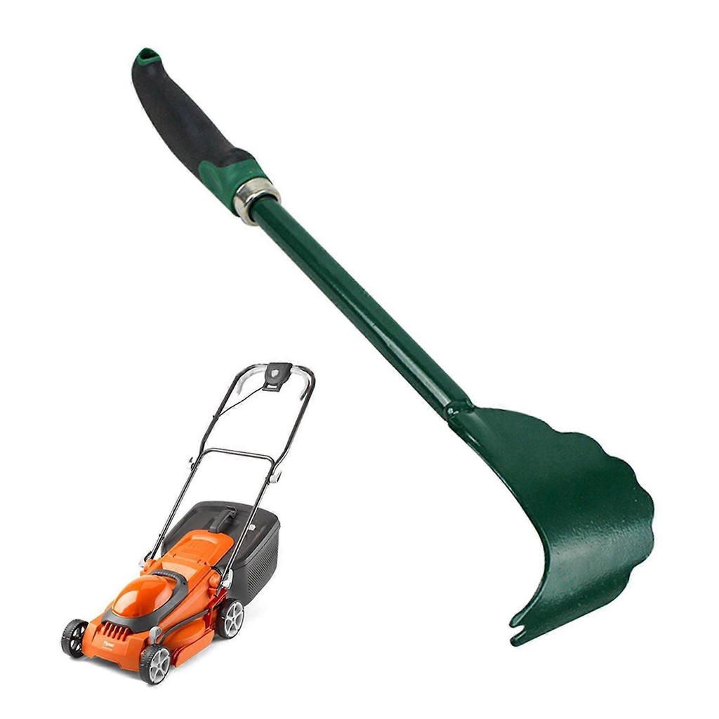 Mower Deck Scraper with Ergonomic Long Handle Lawnmower Maintenance Cleaning Tool for Gardening