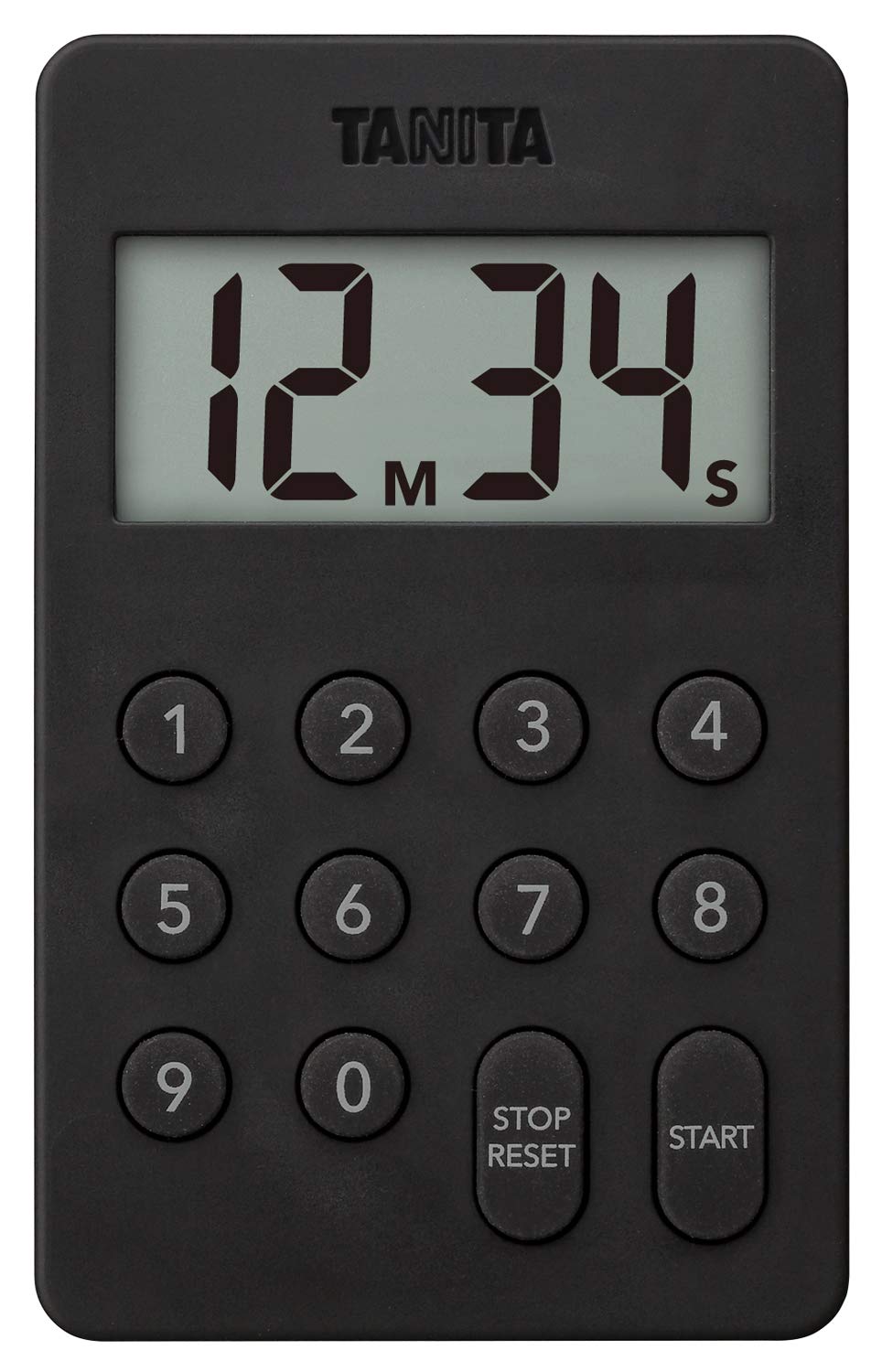 

Кухонный таймер Tanita с магнитным цифровым таймером BK, 100-минутный счетчик, черный, TD-415 чёрный