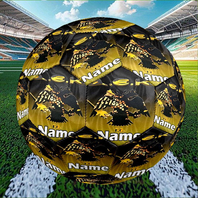 Custom Name Personalized AEK Athens FC Print Size 5 Soccer Ball Training & Match Football, for Team, Kicking, Gift for Football Enthusiasts