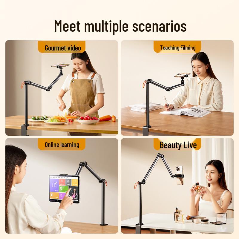 360° Rotating Cantilever Tablet Stand for Desktop & Bedside